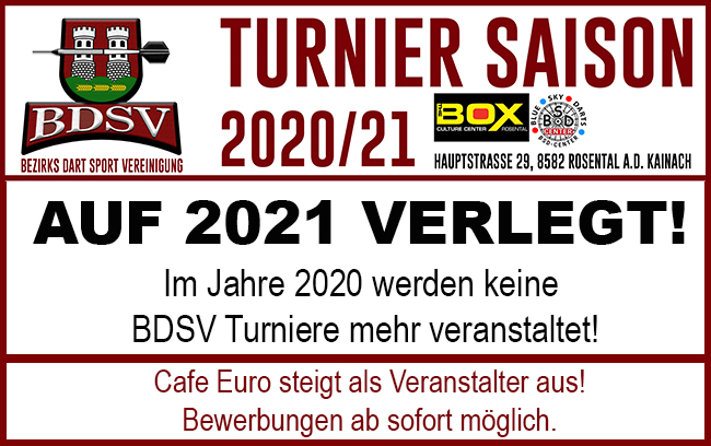 KEINE BDSV TURNIERE 2020! Veranstalter steigt aus.