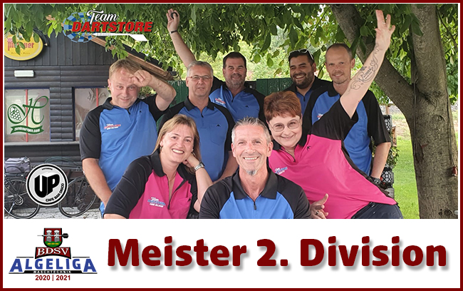 Team Dartstore Meister in der 2. Division