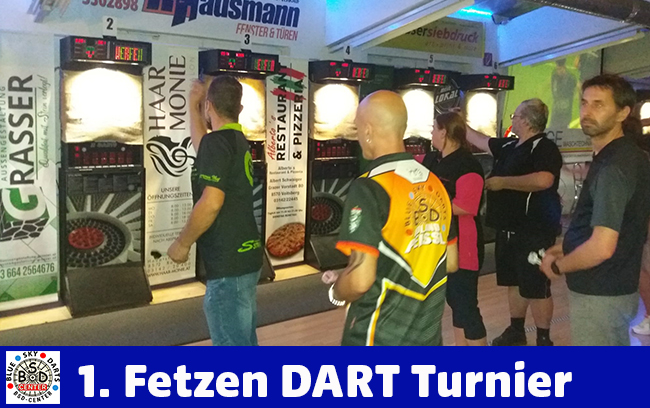 Das sind die Sieger des 1. BSD Fetzen Dart Turnier