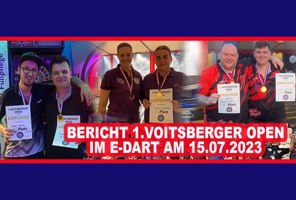 163 Nennungen beim 1.Voitsberger Open im E-Dart