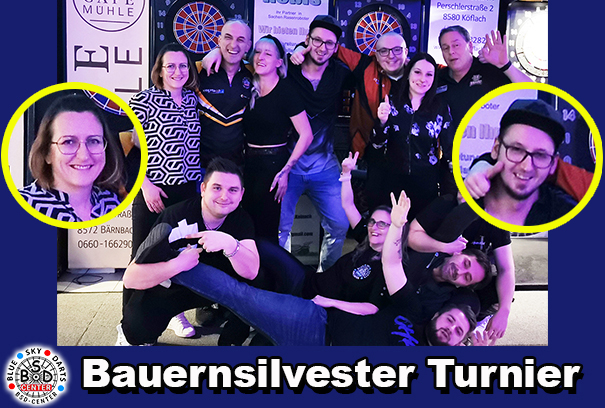 NEUE SIEGER beim lustigen Bauernsilvester Dart Turnier