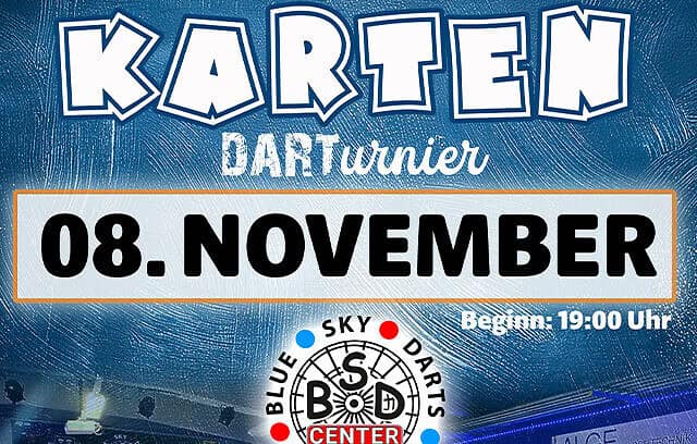 Karten Dart Turnier BSD Center