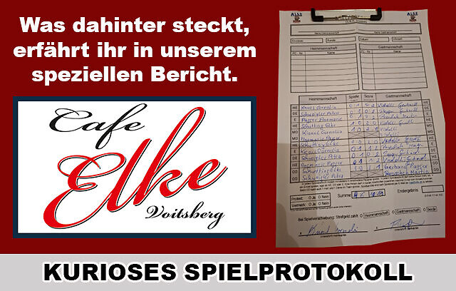 Kurioses Spielprotokoll – das steckt dahinter