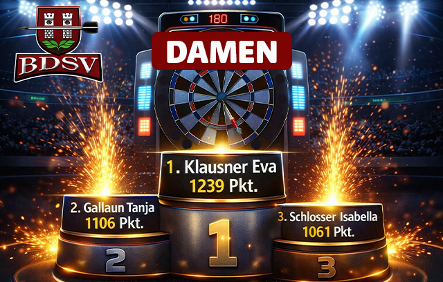 Damen nach 10 Runden und 5 Turnieren