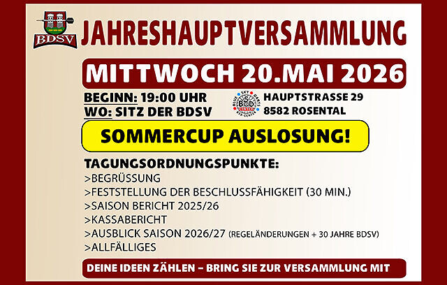 Einladung zur Jahreshauptversammlung