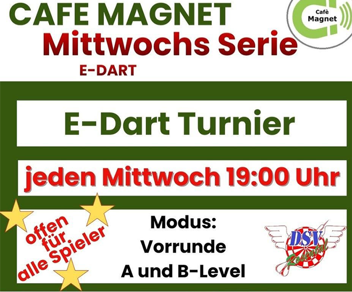 Trainingsdart Cafe Magnet