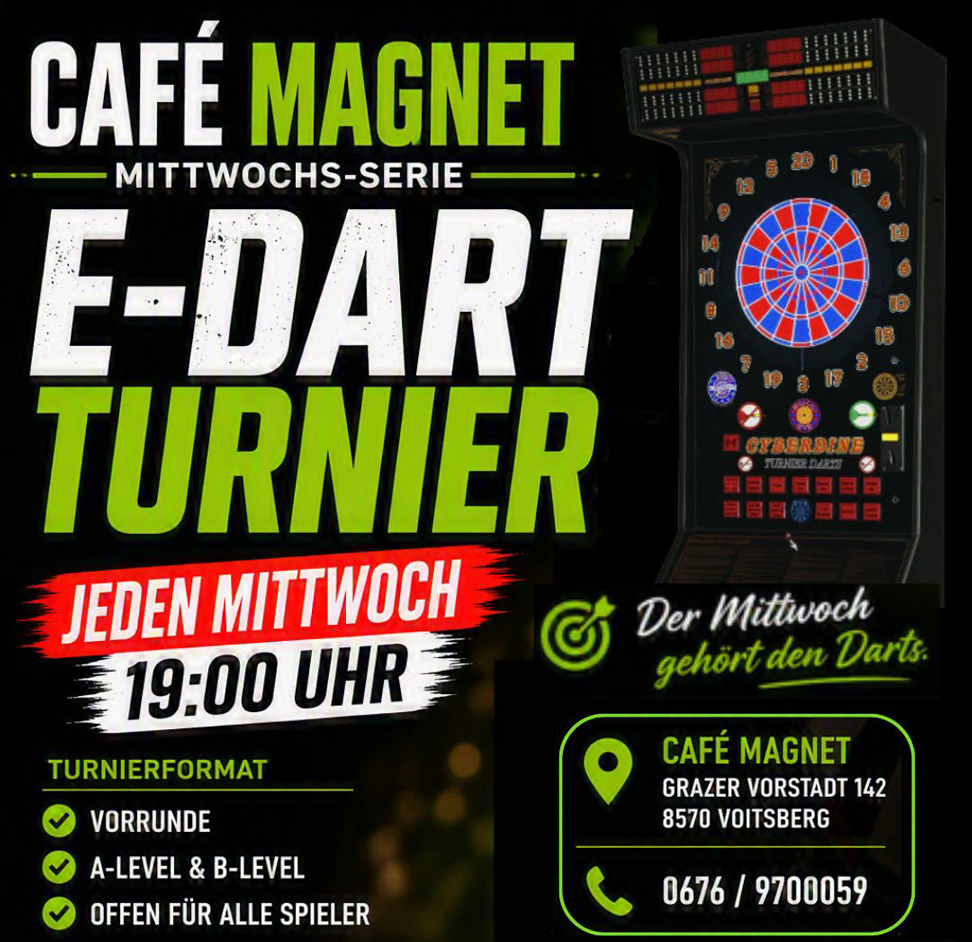 Trainingsdart Cafe Magnet