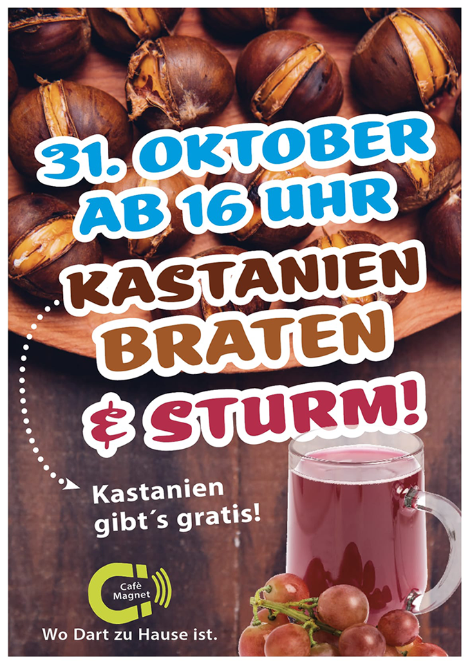 Kastanienbraten Cafe Magnet
